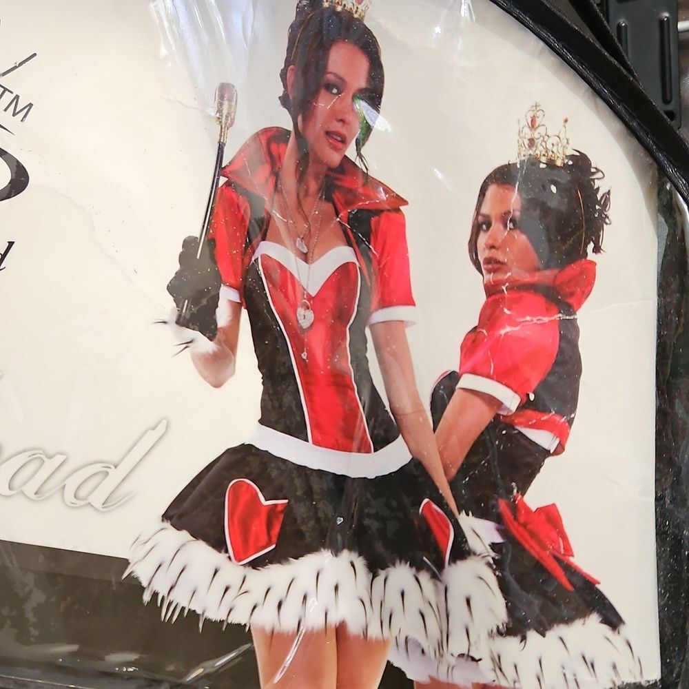Forplay Red and Black Queen Of Hearts Costume Size Small/Medium